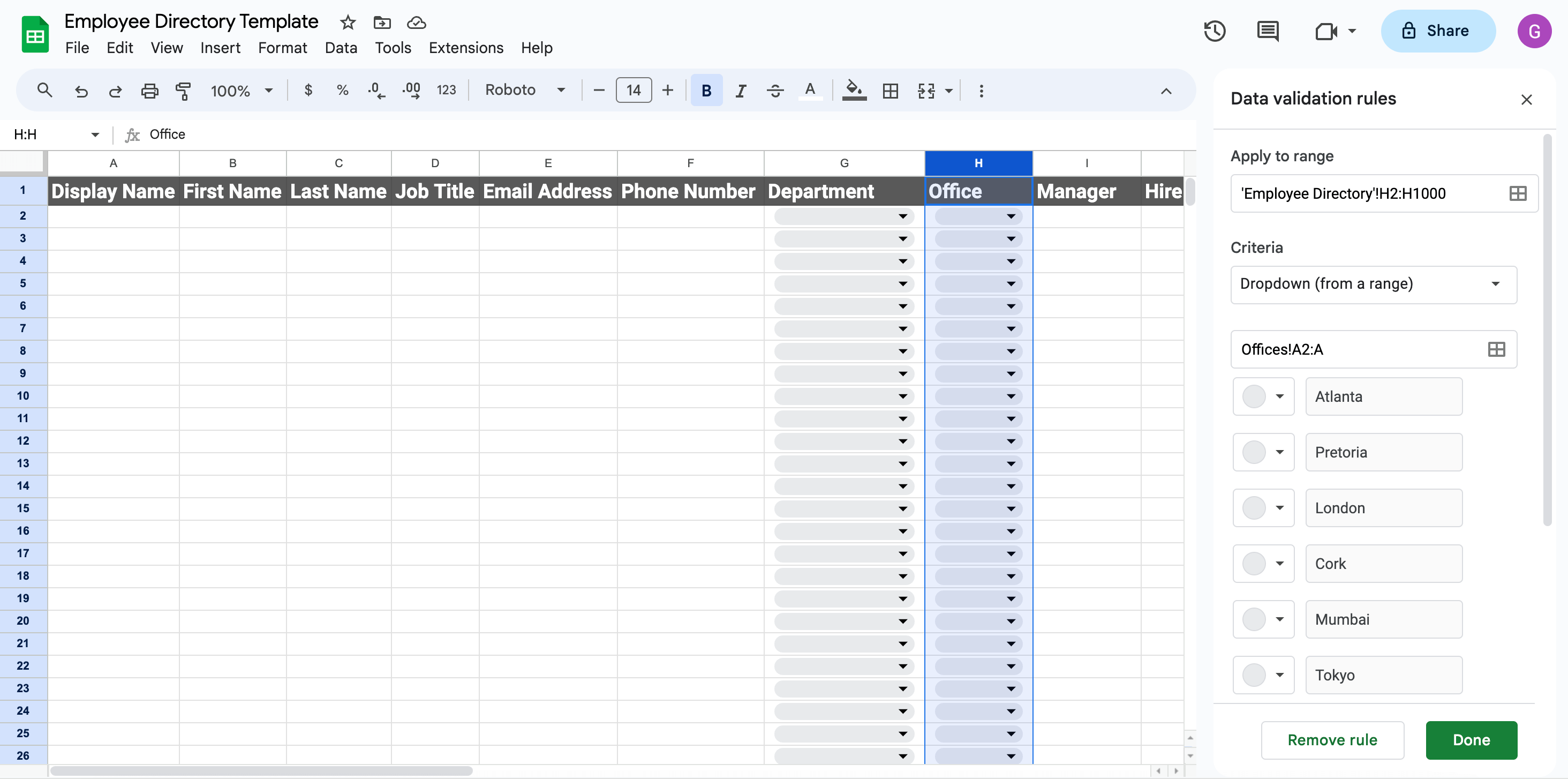 How To Build Your Employee Directory In Google Sheets Plus Free Template 