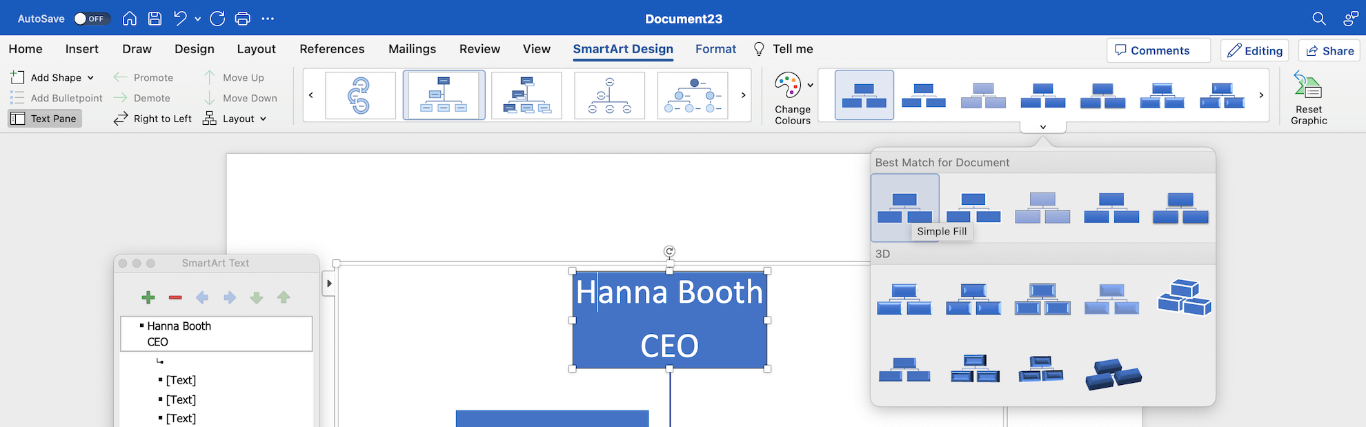 How to Quickly Build Your Organizational Chart in Word